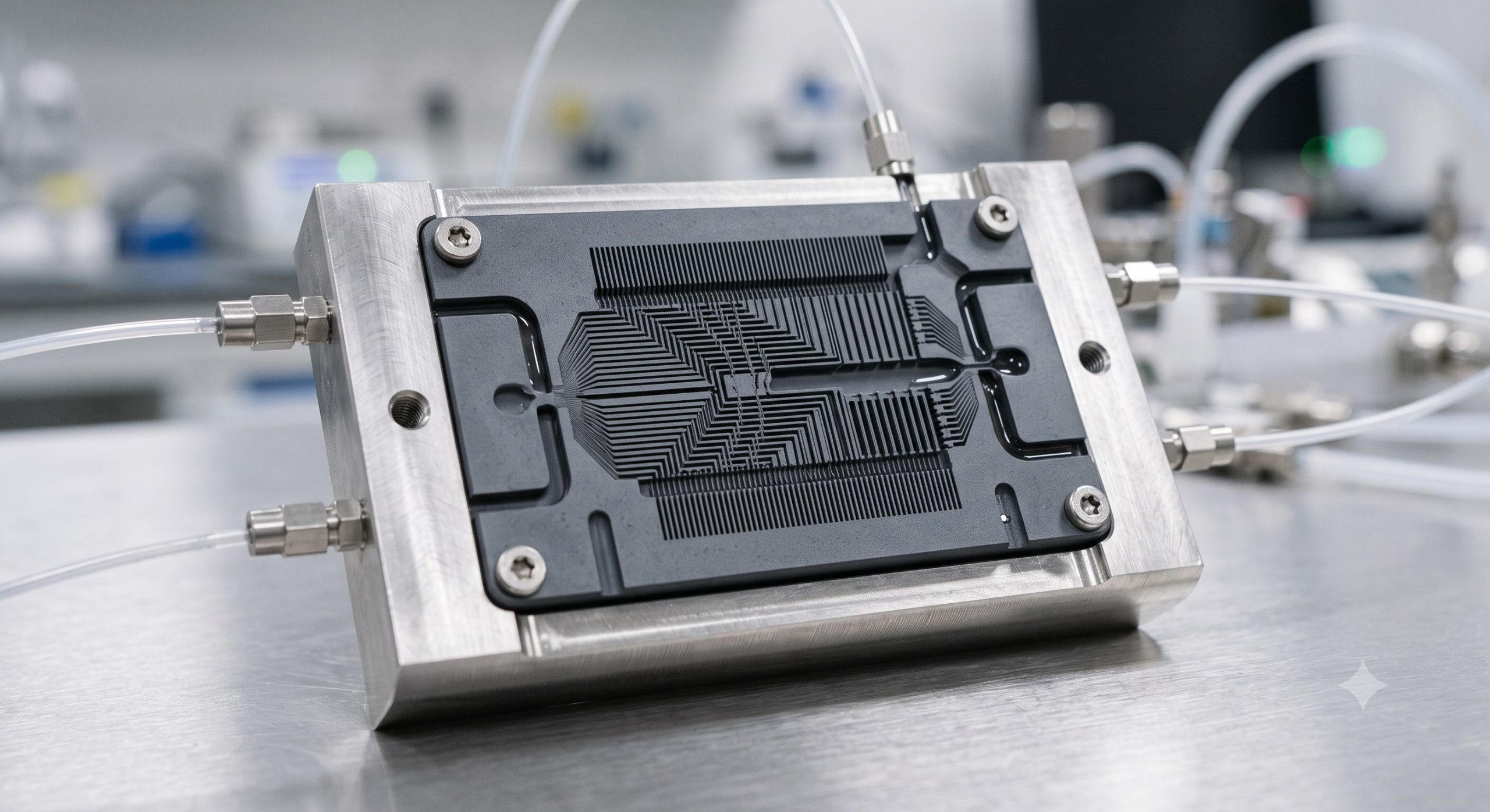 Direct Source Micro-Fluidic Channel Blocks with High Aspect Ratio Machining | Premium OEM Aesthetic Parts | Global Fast Shipping scenario 1