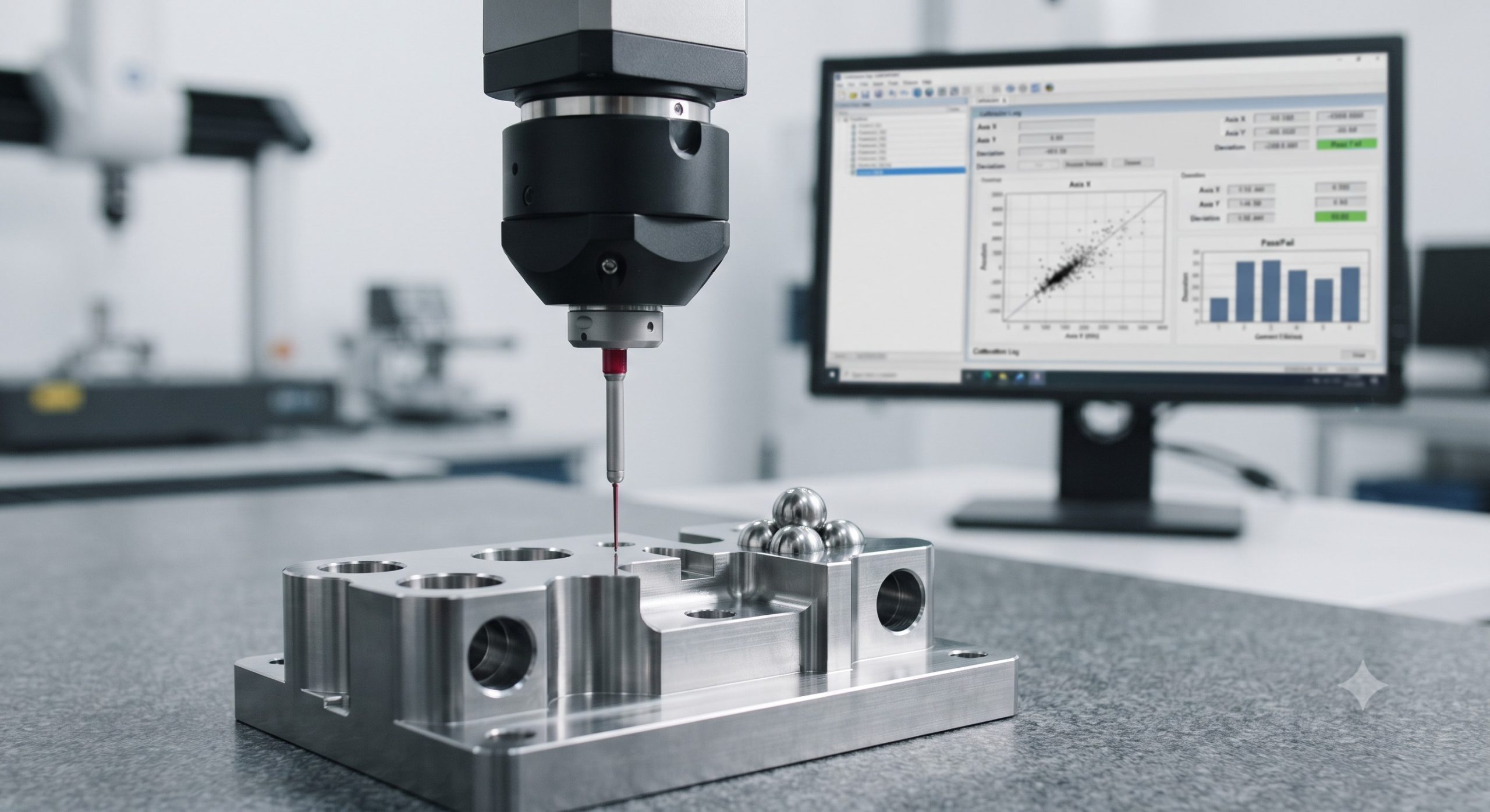 Automated Probe Calibration Log Sample from CMM - Official Clinical Overview & Technical Datasheet details