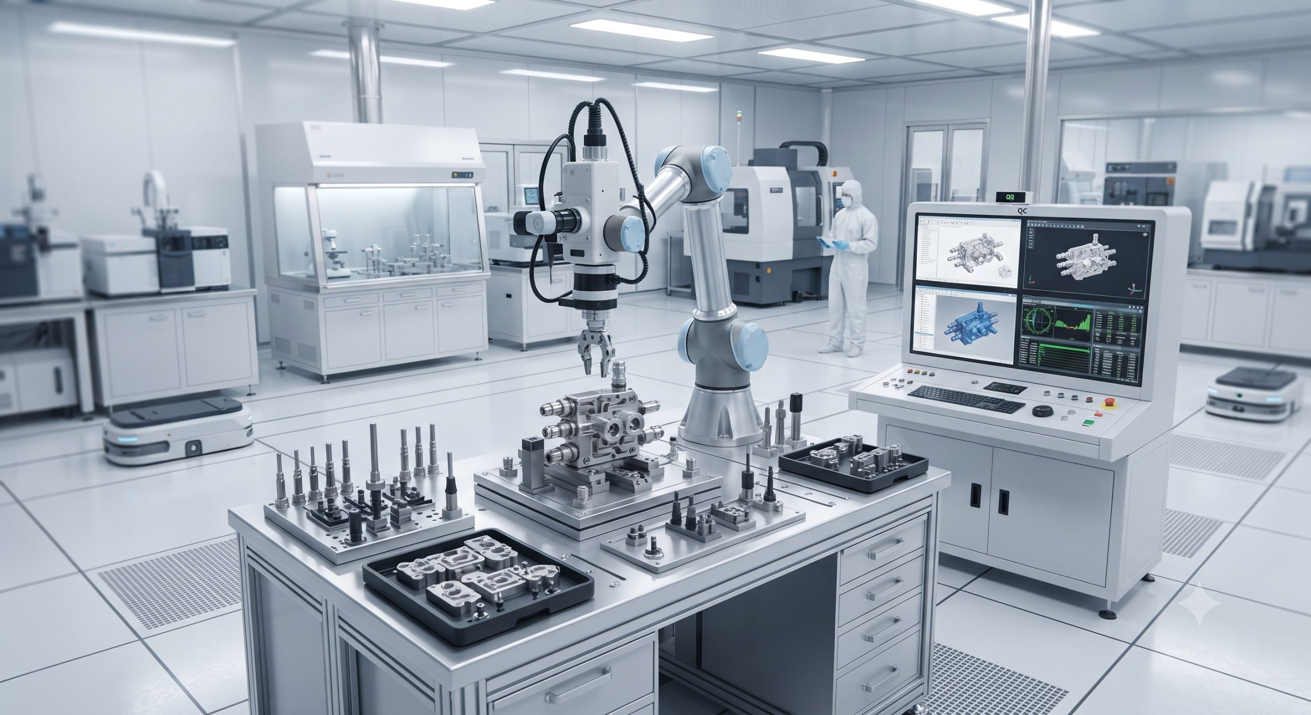 Buy Tight-Tolerance Components for Laboratory Analytical Instruments | Premium OEM Aesthetic Machine | Global Fast Shipping scenario 2