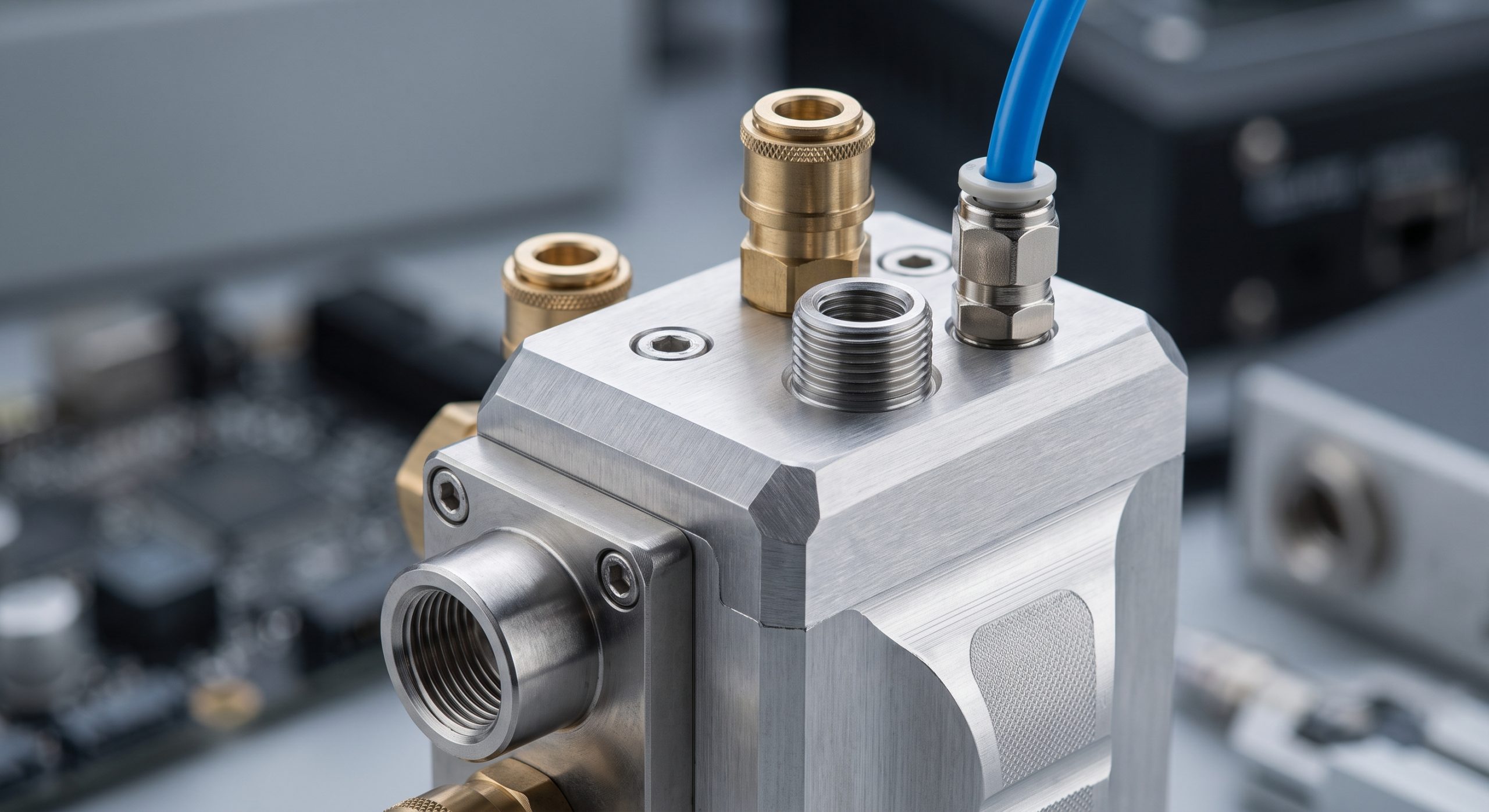 Direct Source Pneumatic Valve Blocks with Complex Cross-Drilled Passages Clinical Machine | Superior Cost-to-Performance Ratio scenario 1