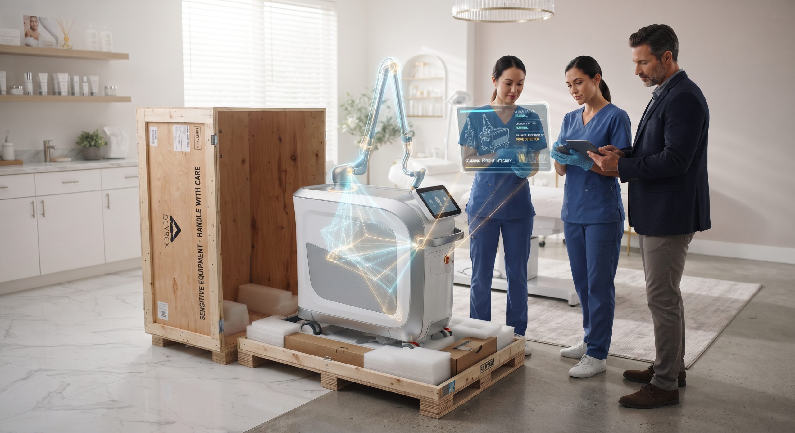 Why Photographic Evidence Outperforms Legacy Documentation in Freight Damage Claims for Aesthetic Laser Devices details